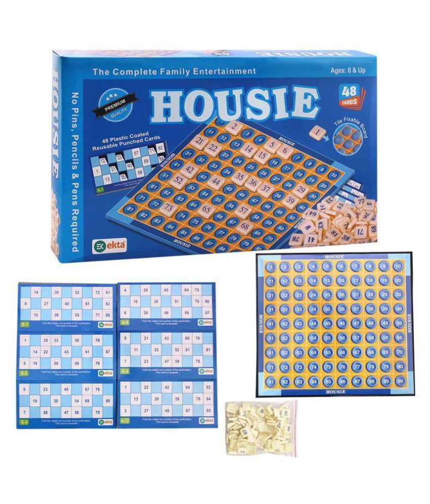 Ekta Housie Deluxe Board Game Family Game Buy Ekta Housie Deluxe