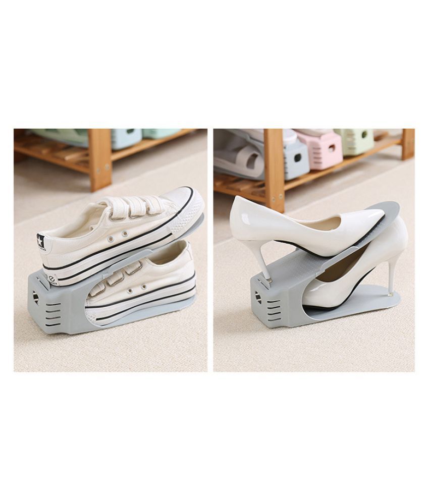 Cologo 1pc Gray Double Deck Shoe Rack Home Shoe Rack Buy Cologo 1pc Gray Double Deck Shoe Rack Home Shoe Rack Online At Best Prices In India On Snapdeal