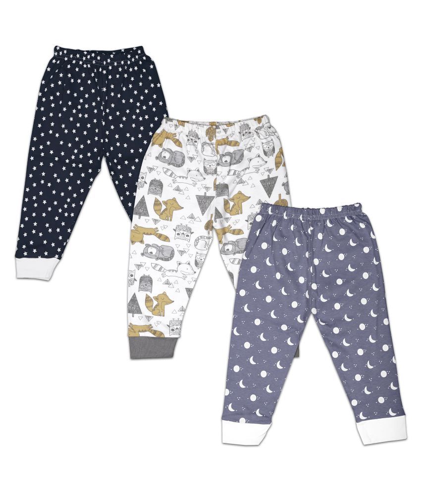 The Boo Boo Club Baby Girl Cotton Pant/Leggings/Pyjamas (Multicolour,12 ...