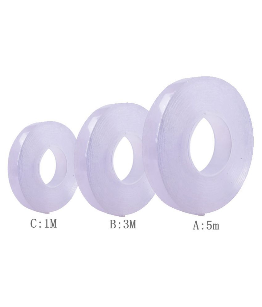     			3m Reusable Double-Sided Adhesive Nano Traceless Tape Removable Sticker Washable Adhesive Loop Disks Tie Glue Gadget