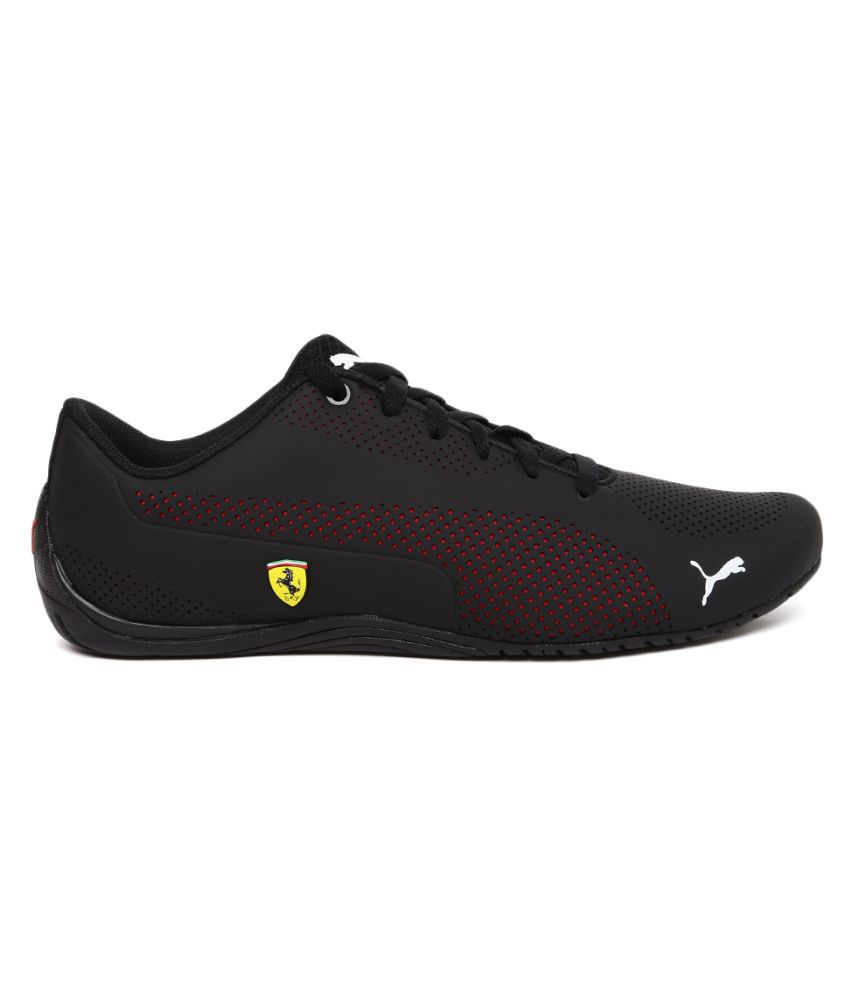 Puma Ferrari Drift Black Running Shoes 
