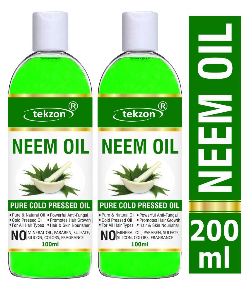Tekzon 100 Pure Neem Oil For Hair Skin Care Neem Oil 200 Ml Pack Of 2 Buy Tekzon 100 Pure Neem Oil For Hair Skin Care Neem Oil 200 Ml pure neem oil for hair skin care neem