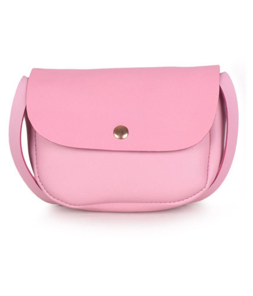     			Bagkok Pink P.U. Sling Bag