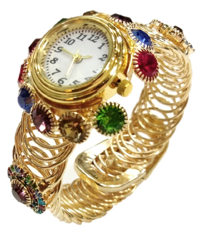 Harita Watch Bracelet Gold Plated Charm Bracelet Multi Kpk 7018m Buy Harita Watch Bracelet Gold Plated Charm Bracelet Multi Kpk 7018m Online In India On Snapdeal