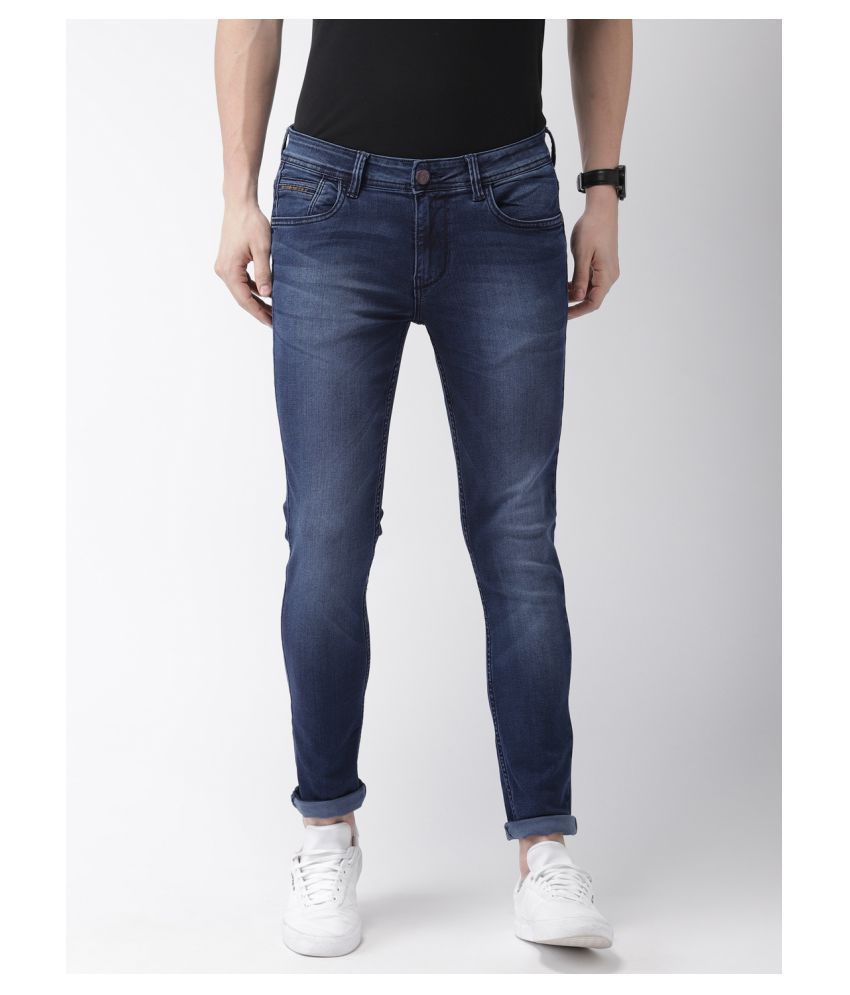 The Indian Garage Co. Blue Slim Jeans - Buy The Indian Garage Co. Blue ...