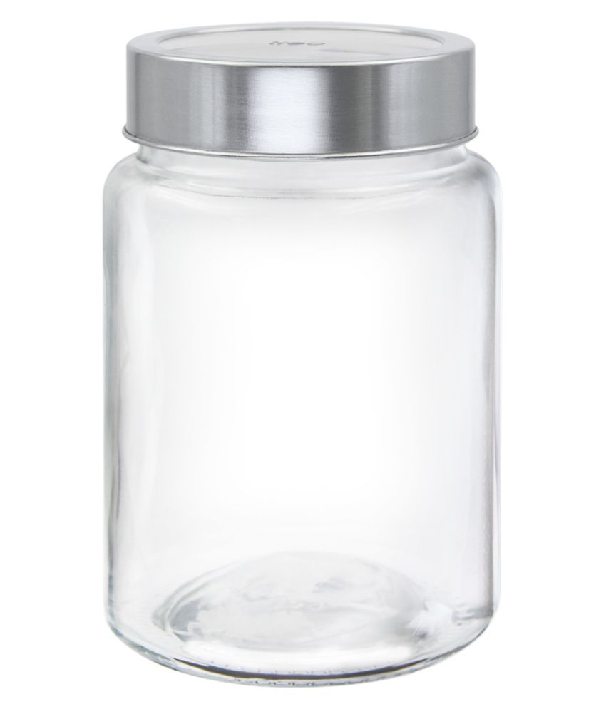     			Treo By Milton Radius Storage Glass Jar, 700 ml, Transparent | Air Tight | Storage Jar | Kitchen Organizer | Modular | Multipurpose Jar