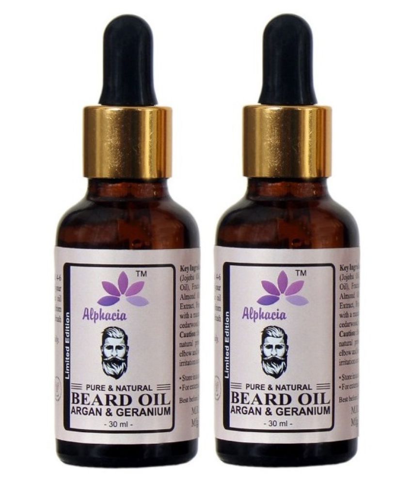     			Alphacia Faster Beard Oil For Growth 60 ml Pack of 2