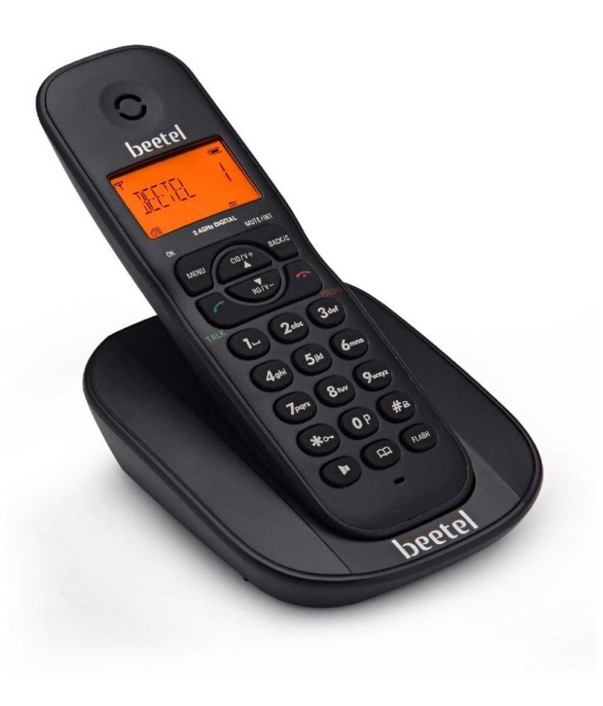 Buy Beetel X-73 Cordless Landline Phone ( Black ) Online