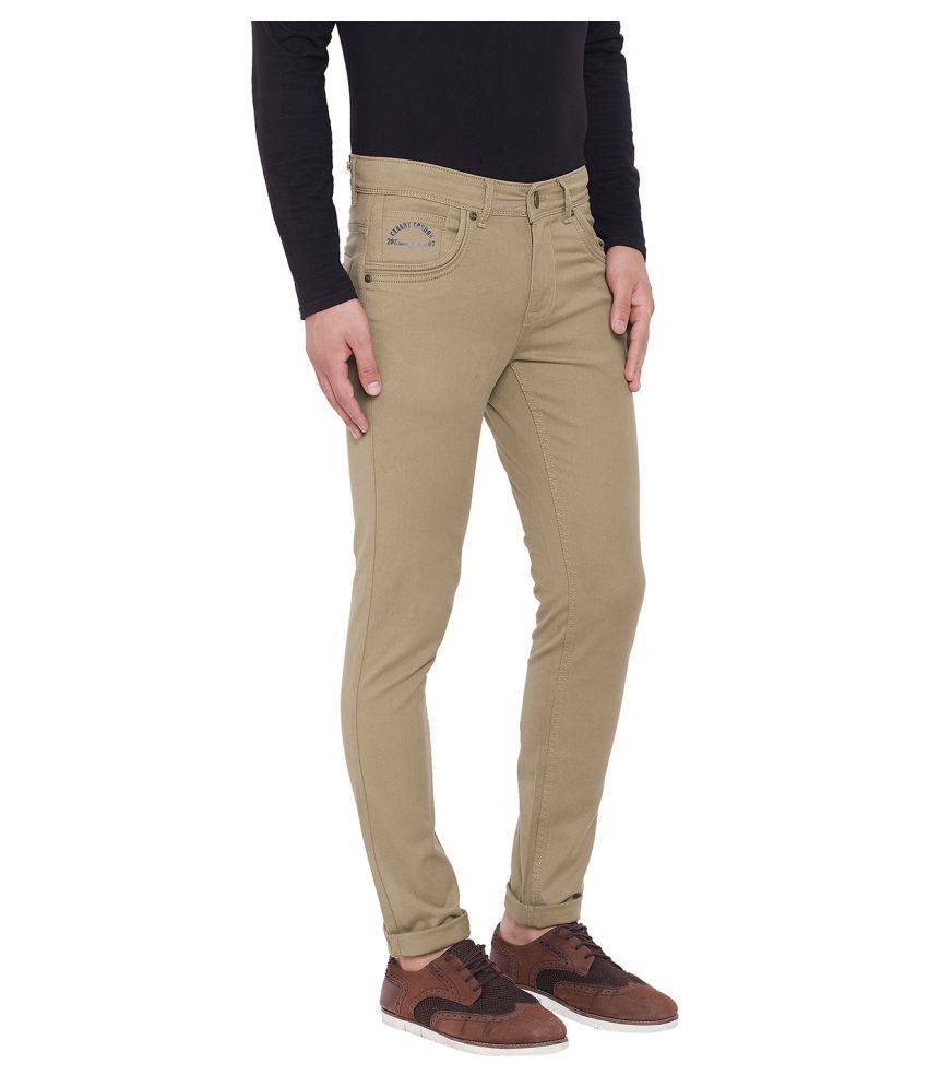 khaki skinny jeans