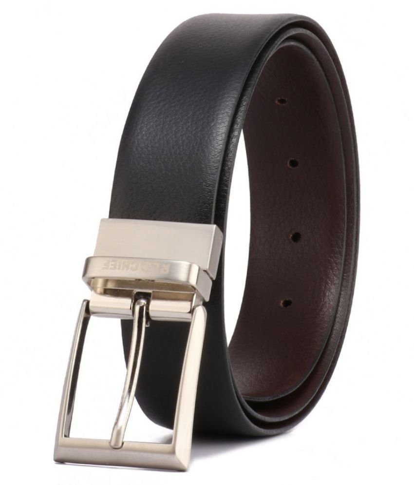 Red Chief Black Leather Formal Belt: Buy Online at Low Price in India ...