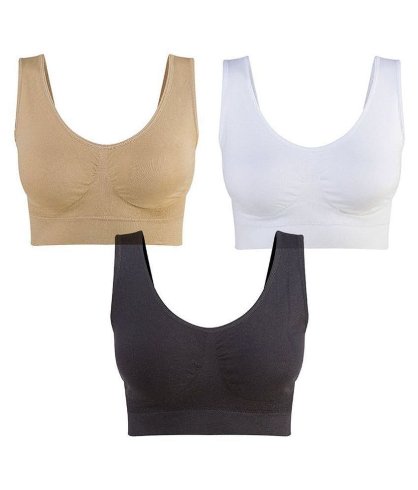 Buy Briva Cotton Lycra Air Bra - Multi Color Online at Best Price in ...