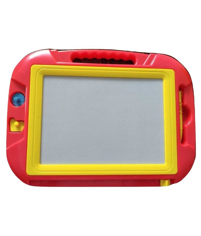 WISH IT Red Plastic Drawing Board Educational Playing Toy for Kids Big