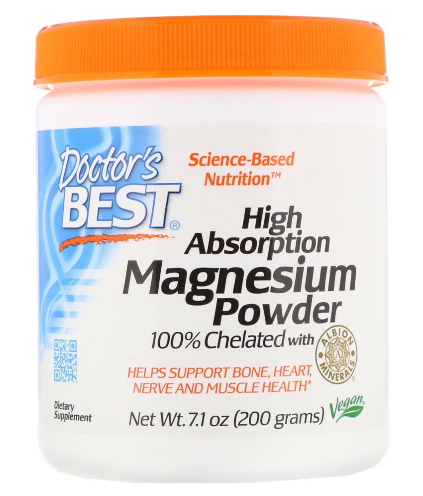 Doctor's Best High Absorption Magnesium Powder 200 gm Vitamins Powder