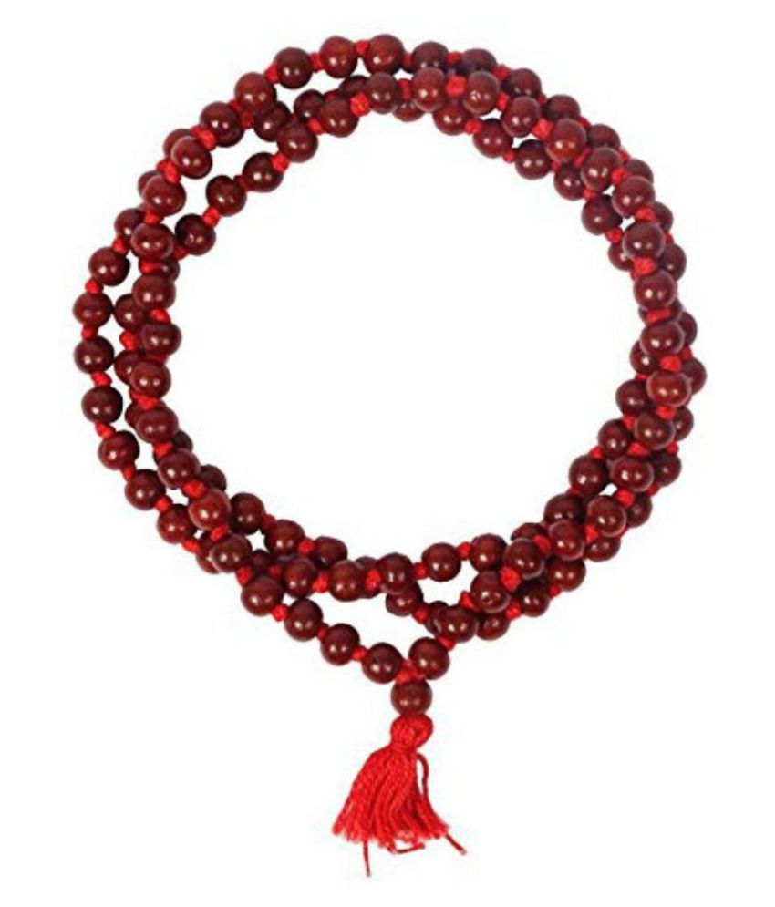 Minprice Red Chandan Mala For Wear And Jaap: Buy Minprice Red Chandan 