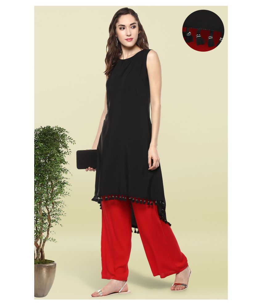 janasya black kurti