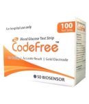 Sd Biosensor Codefree Blood Glucose 100 Test Strips (Pack of 2X50)