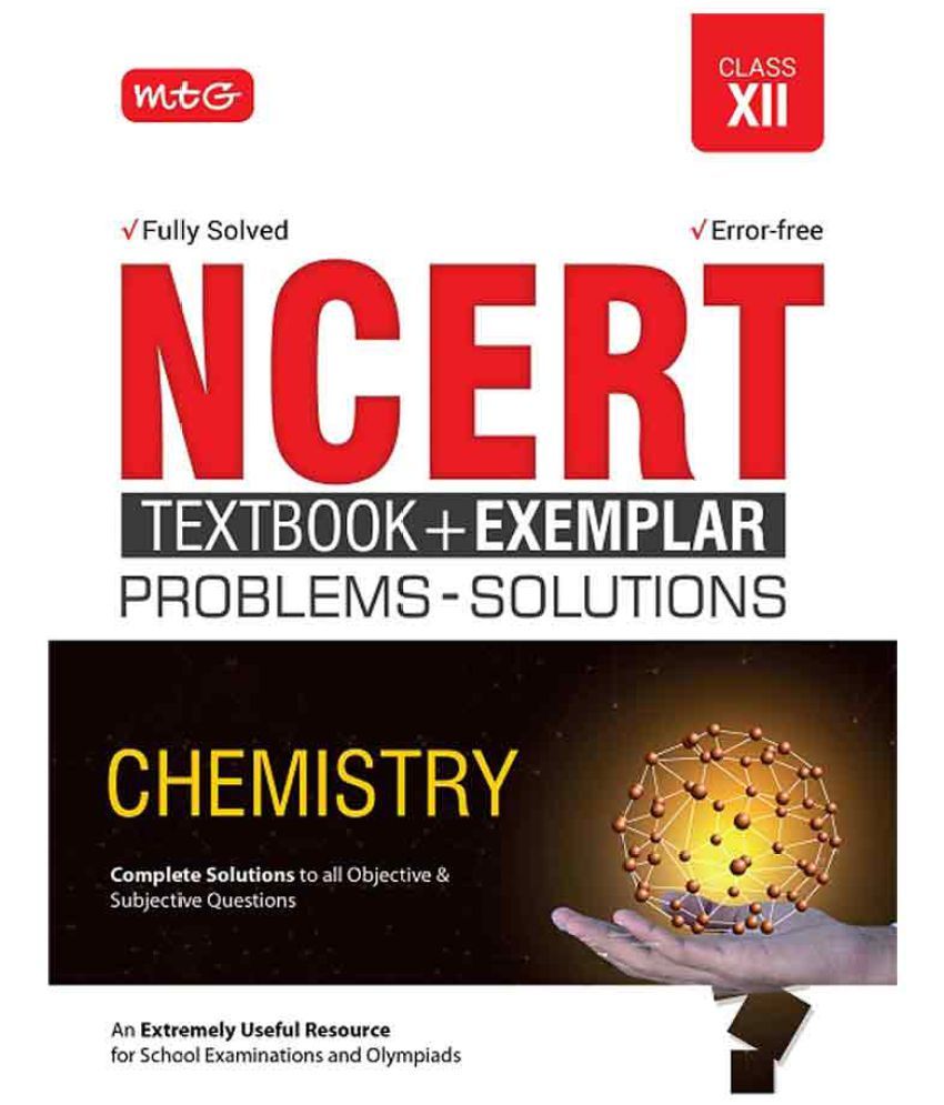 Buy NCERT Textbook + Exemplar Problem Solutions Chemistry Class 12 ...