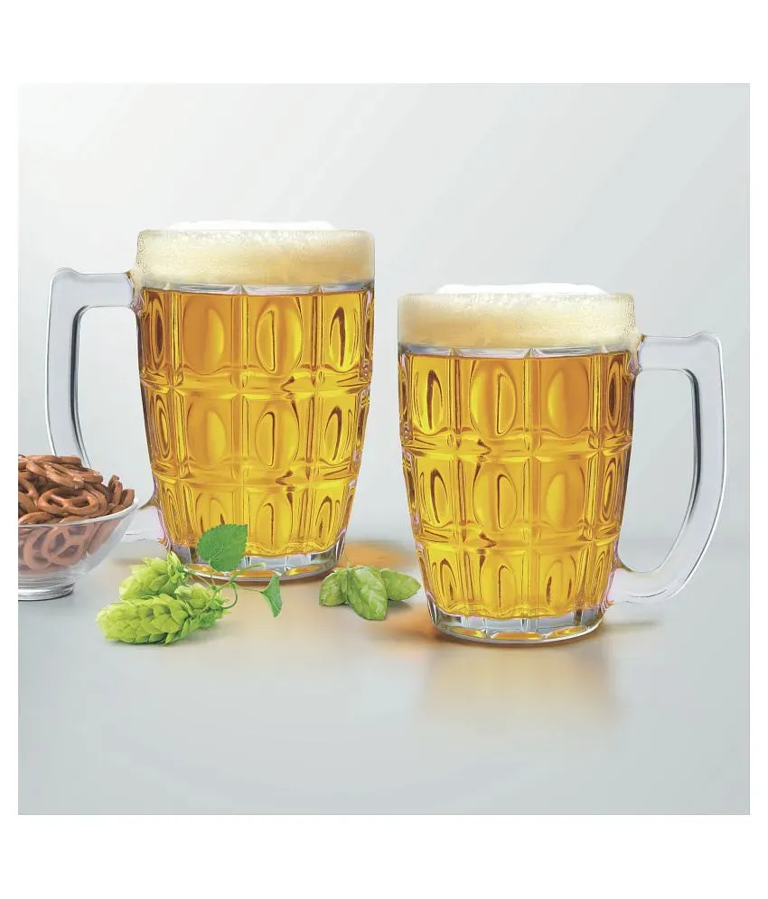 Glass Beer Mugs - Buy Beer Glasses Online - Treo by Milton