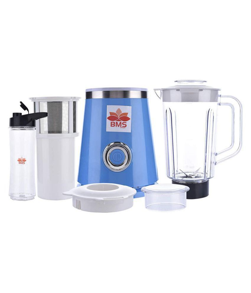 BMS Lifestyle Smoothies Blender 500 Watt 3 Jar Juicer Mixer Grinder
