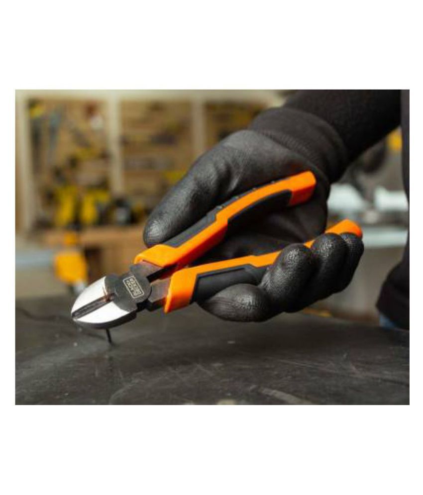 Black & Decker BDHT81585 Diagonal Plier Cutting Plier (7 inch / 180 mm