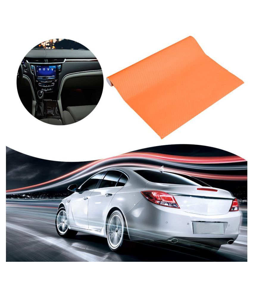 3d Carbon Fiber Color Change Car Wrap Film Car Stickers Orange 127x30cm Buy 3d Carbon Fiber Color Change Car Wrap Film Car Stickers Orange 127x30cm Online At Low Price In India On Snapdeal