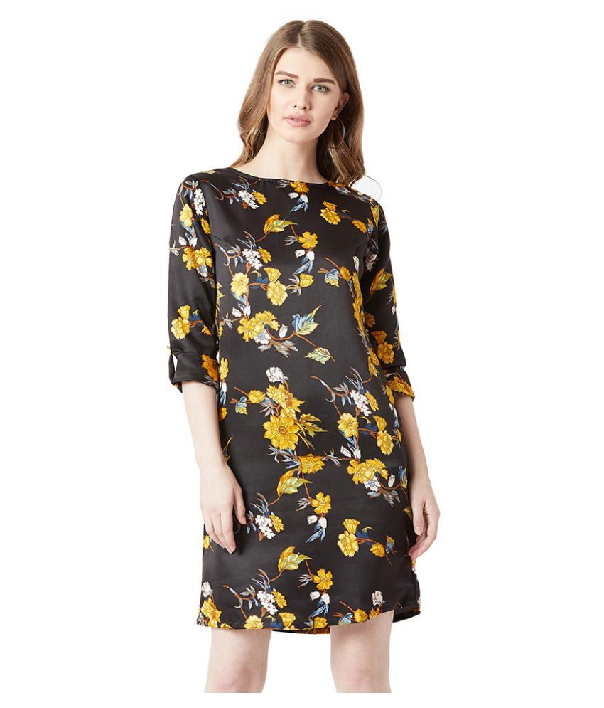     			Miss Chase Polyester Multi Color Shift Dress