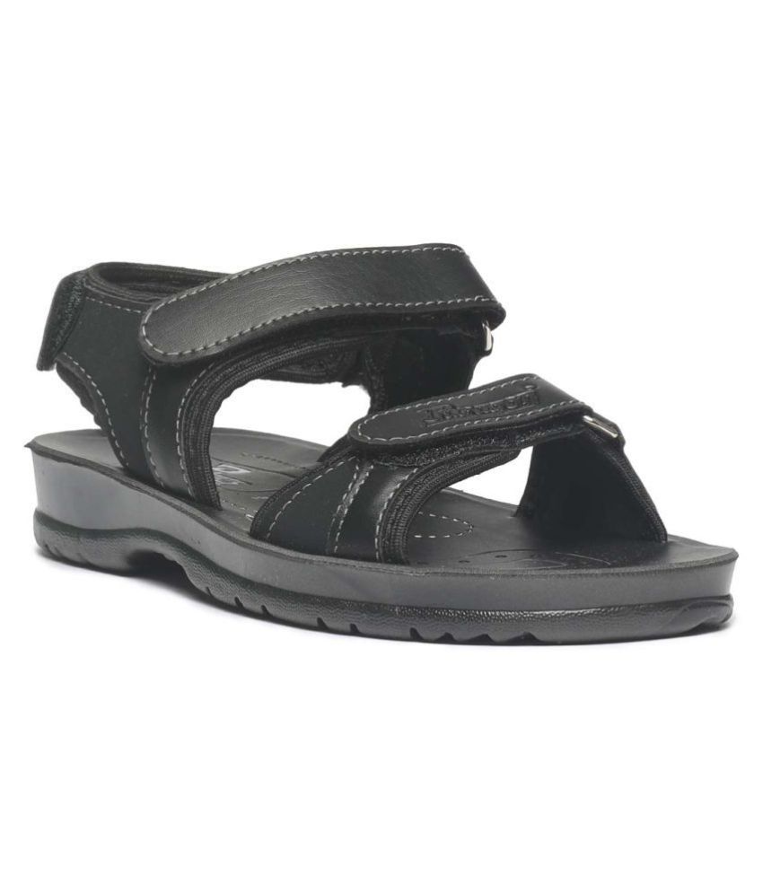 Boys Black Casual Sandals Price in India- Buy Boys Black Casual Sandals ...
