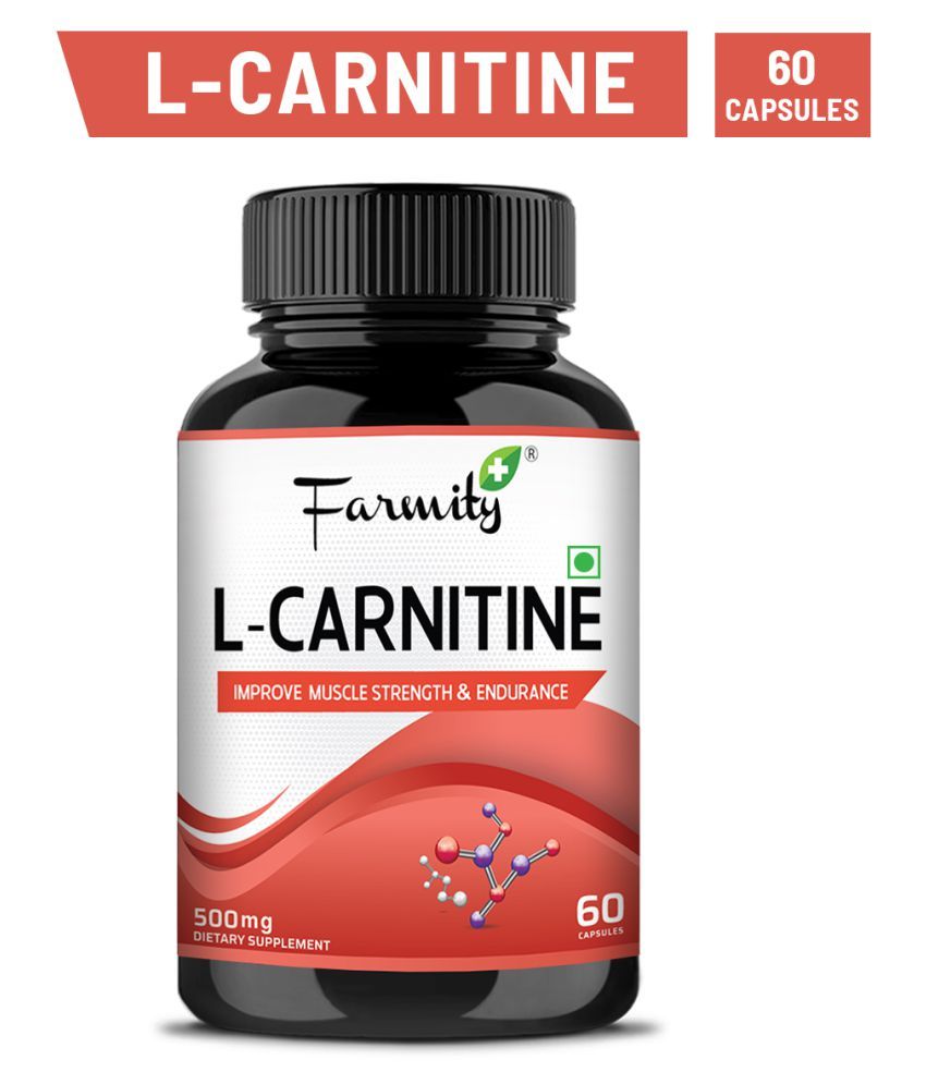 farmity L Carnitine Dietary Supplements (60 Capsule) 500 mg