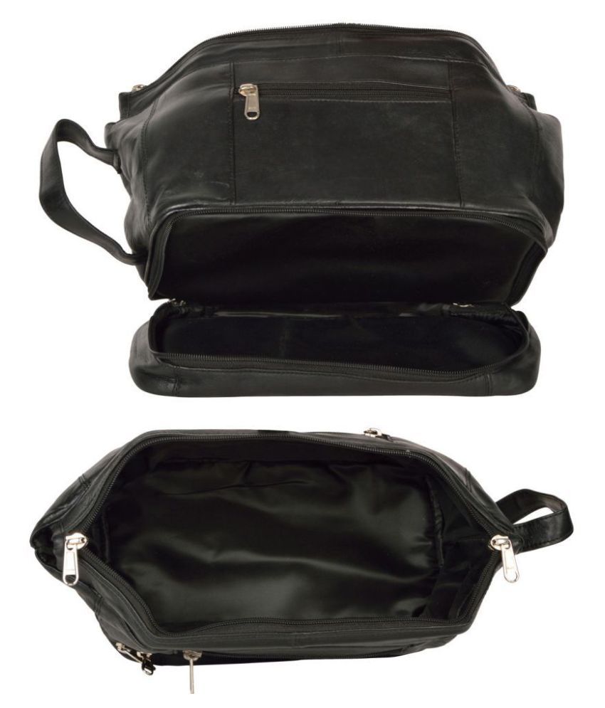 leather travel kit bag