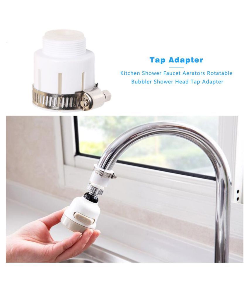 Buy Kitchen Shower Faucet Aerators Rotatable Bubbler Shower Head Tap