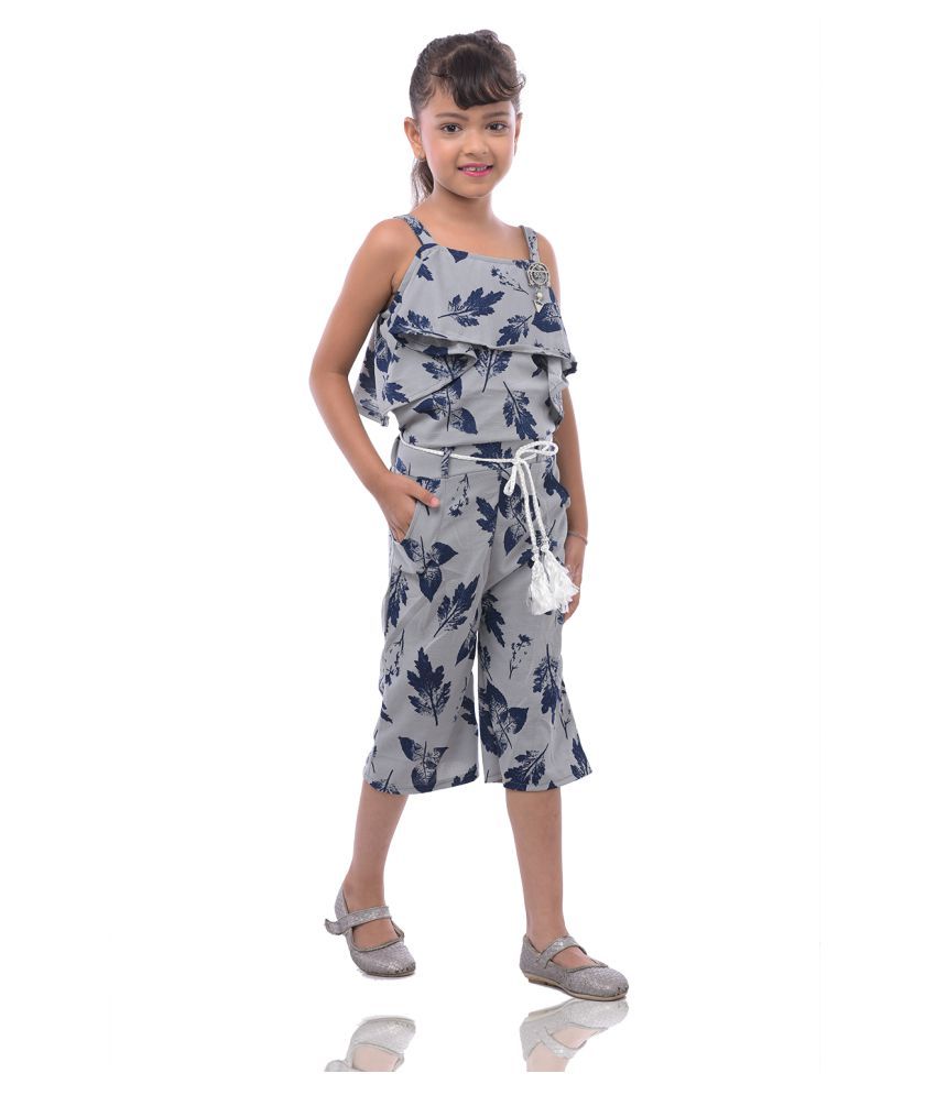 grey colour jumpsuit