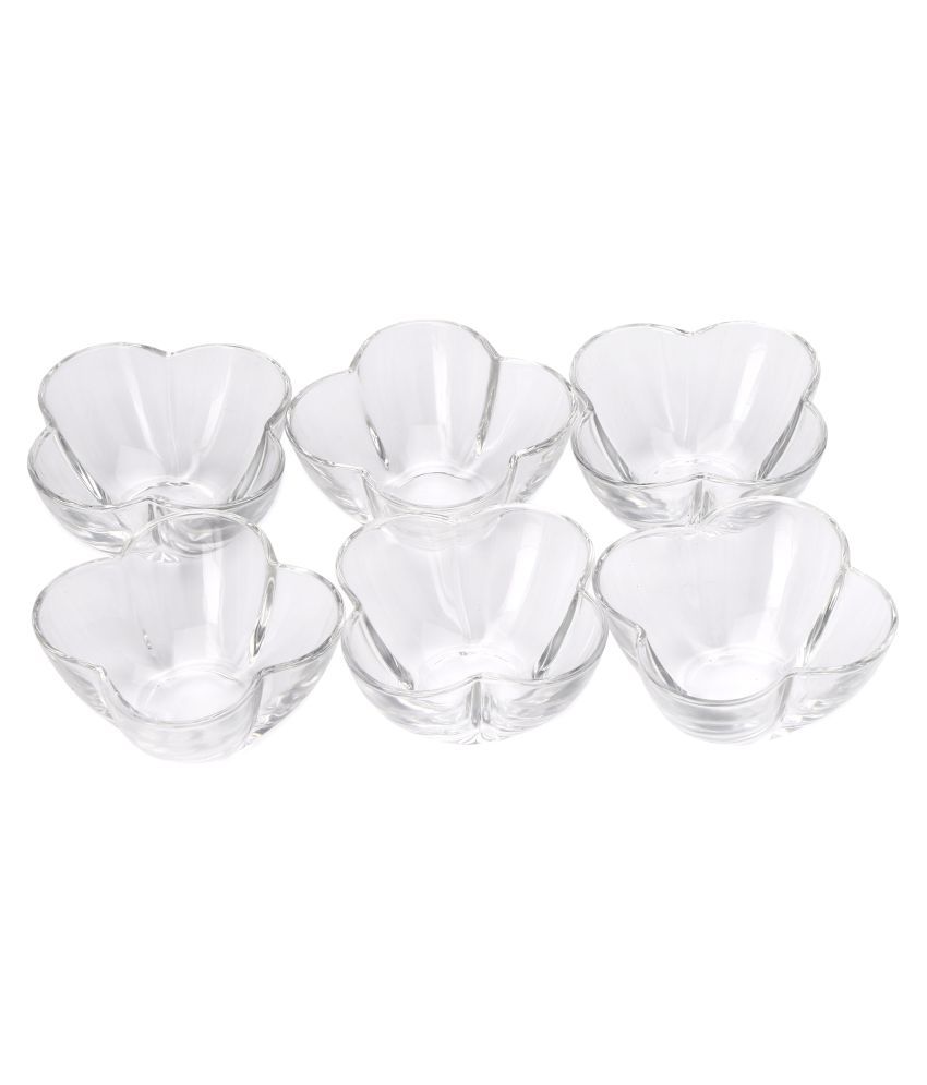     			Afast Glass Bowl Set, Transparent, Pack Of 6, 100 ml