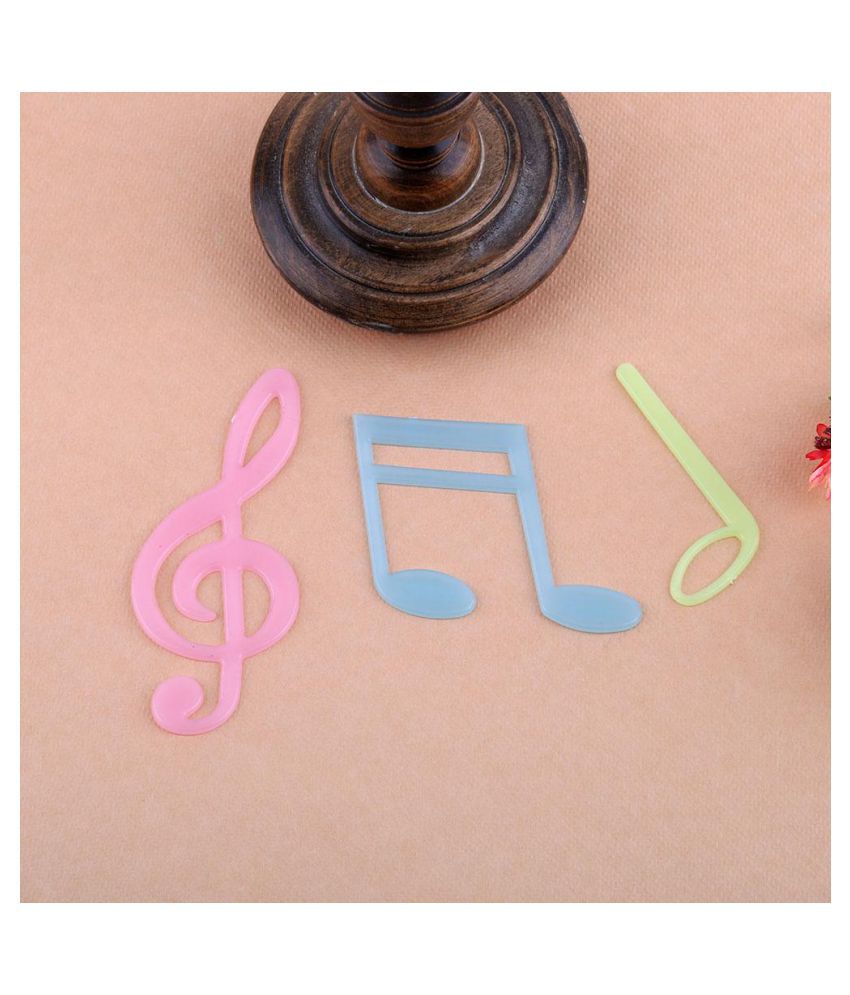 Music Note Fluorescence Switch Stickers Living Room Bedroom