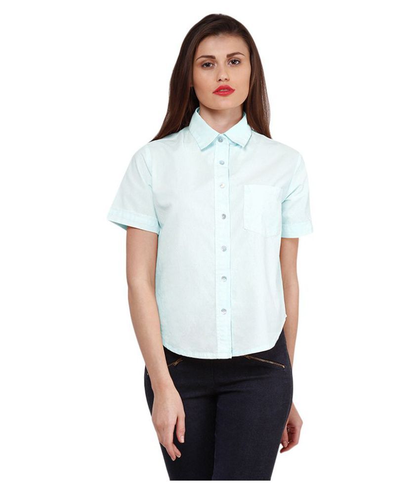 turquoise uniform shirt