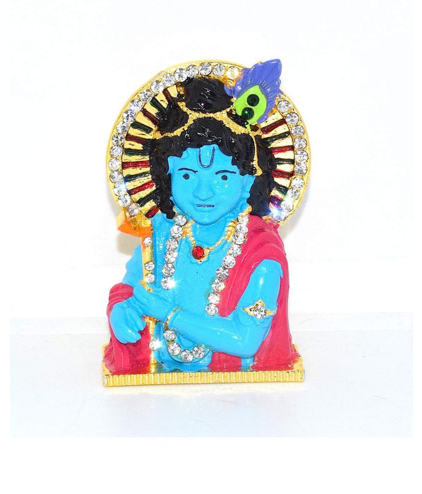     			RUDRA DIVINE Krishna Brass Idol