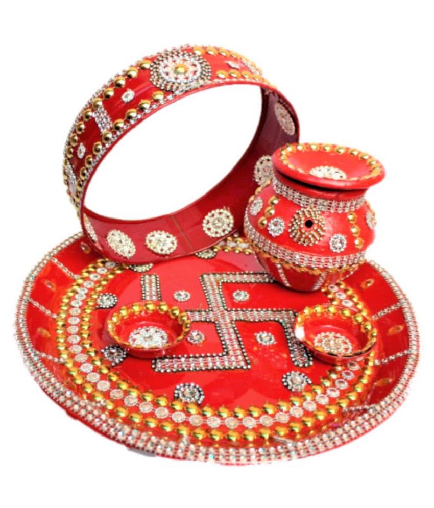 karwa chauth special pooja thali