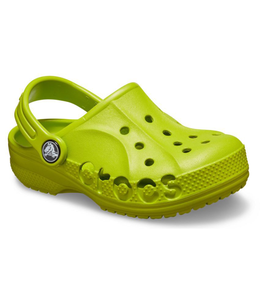 Crocs Baya Green Kids Clog Price in 