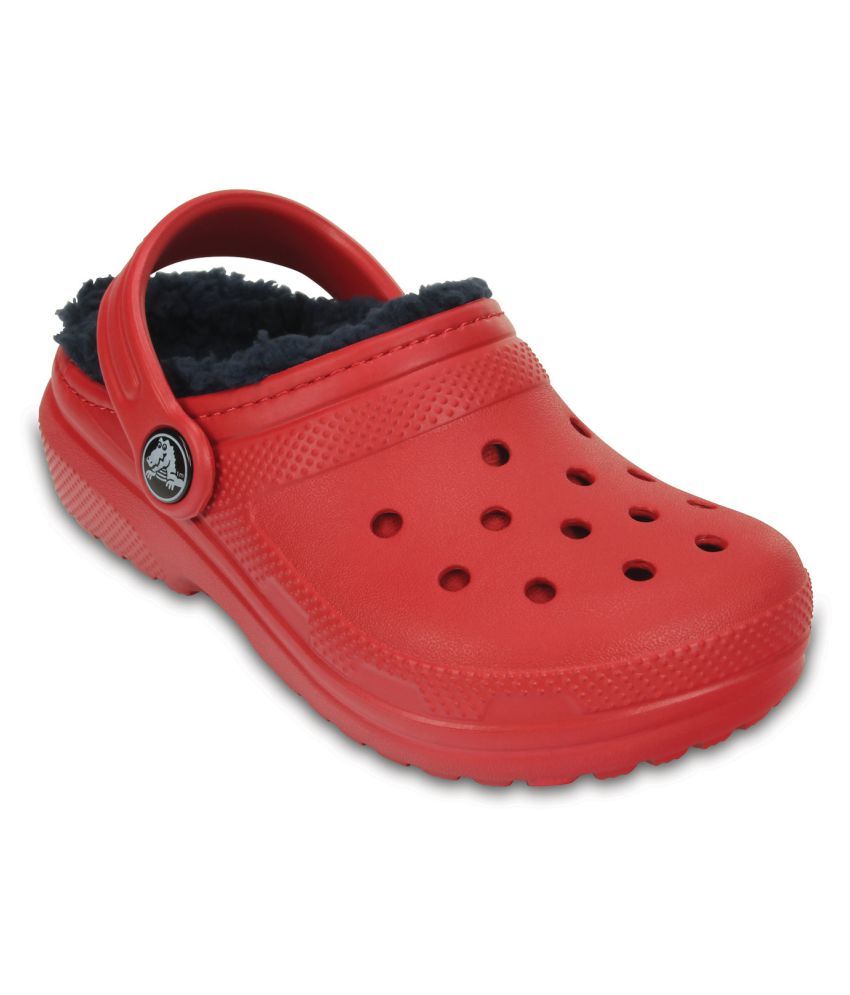 crocs with fuzzy liner