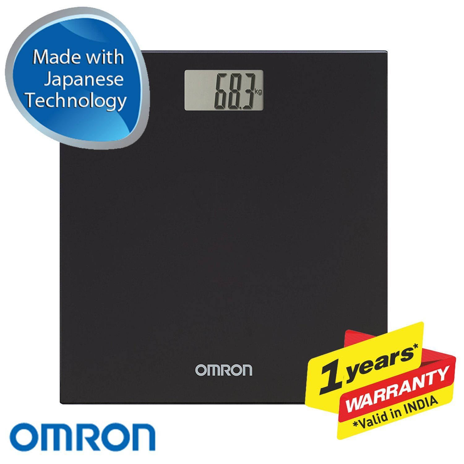Omron HN 289 (Black) Automatic Personal Digital Weight Machine With