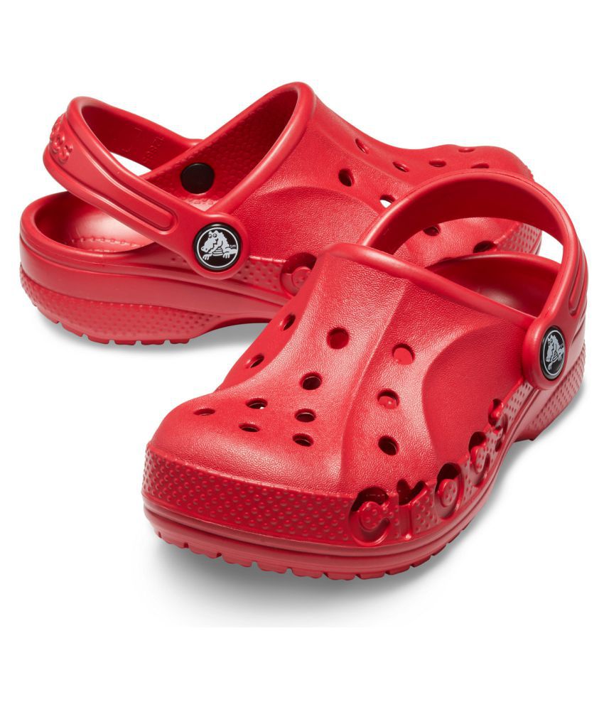 Crocs Baya Red Kids Clog Price in India- Buy Crocs Baya Red Kids Clog ...