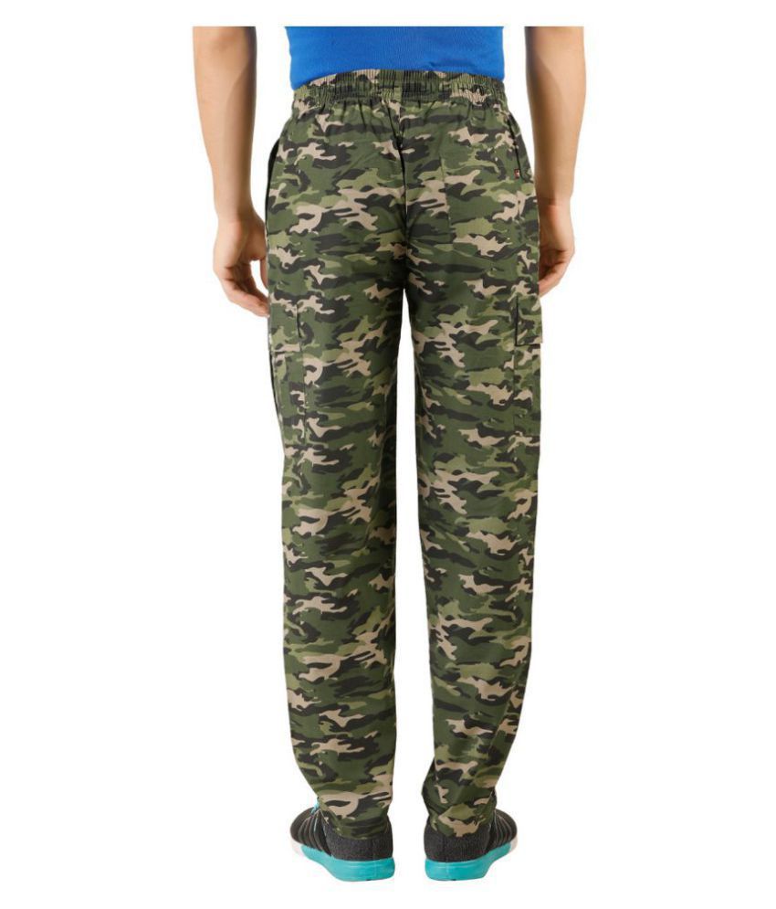 Merino Military Green Cotton Trackpants - Buy Merino Military Green ...