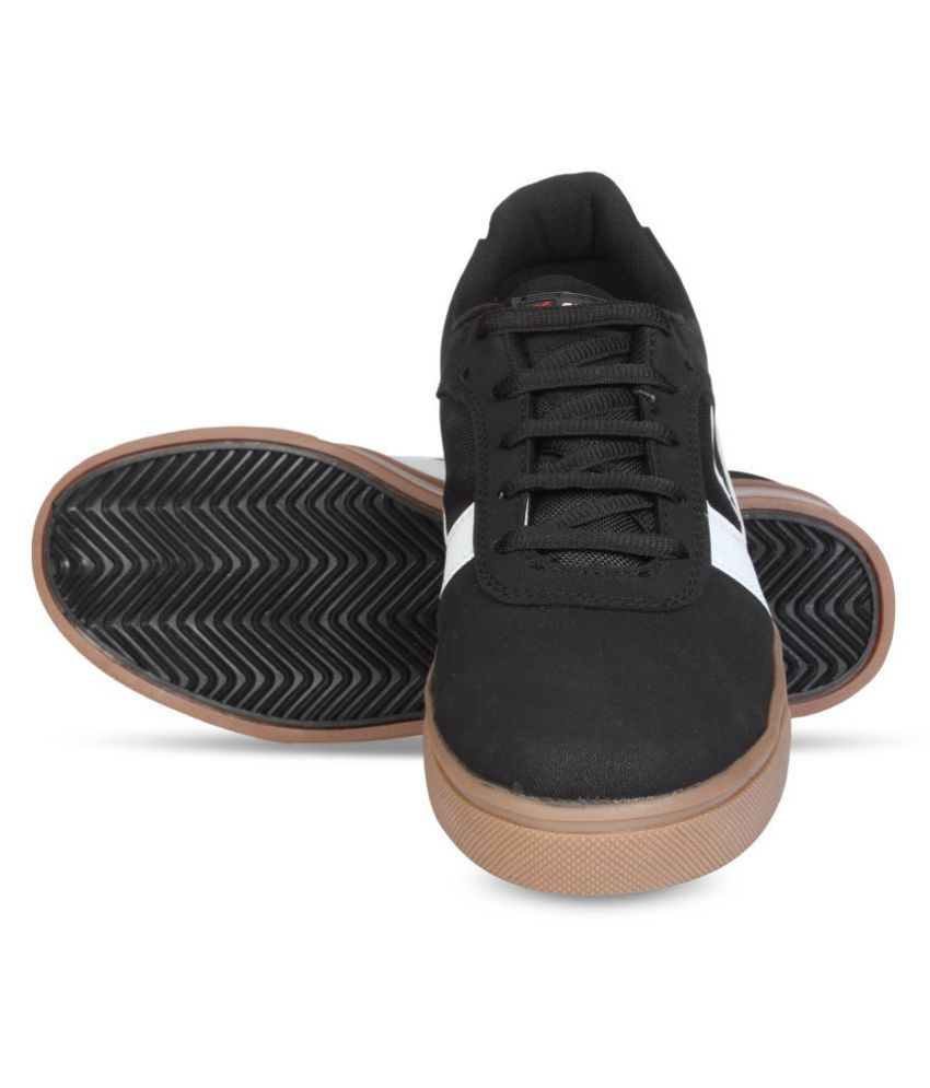 sparx black shoes without laces