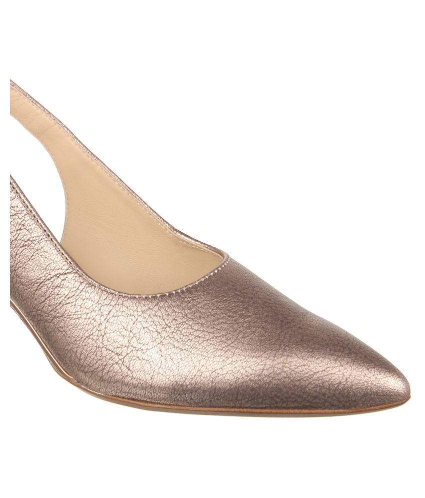 clarks gold heels