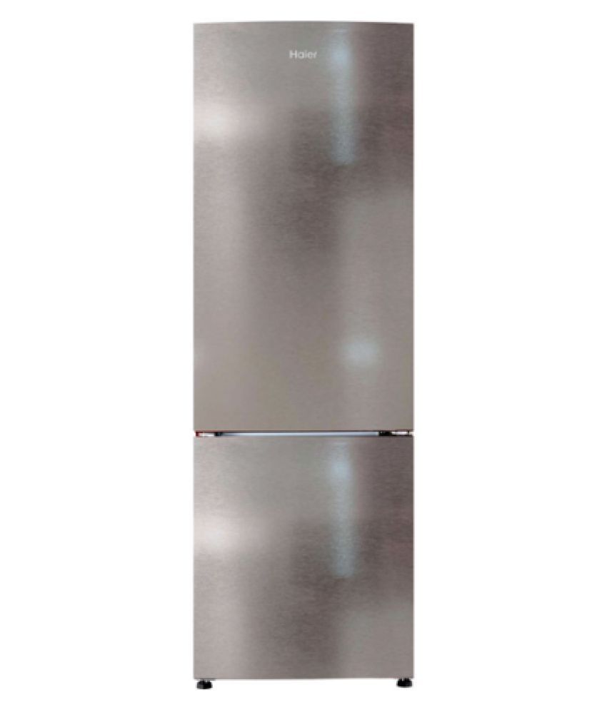 Haier 256 Ltr 3 Star Hrb 2763cis E Double Door Refrigerator Steel