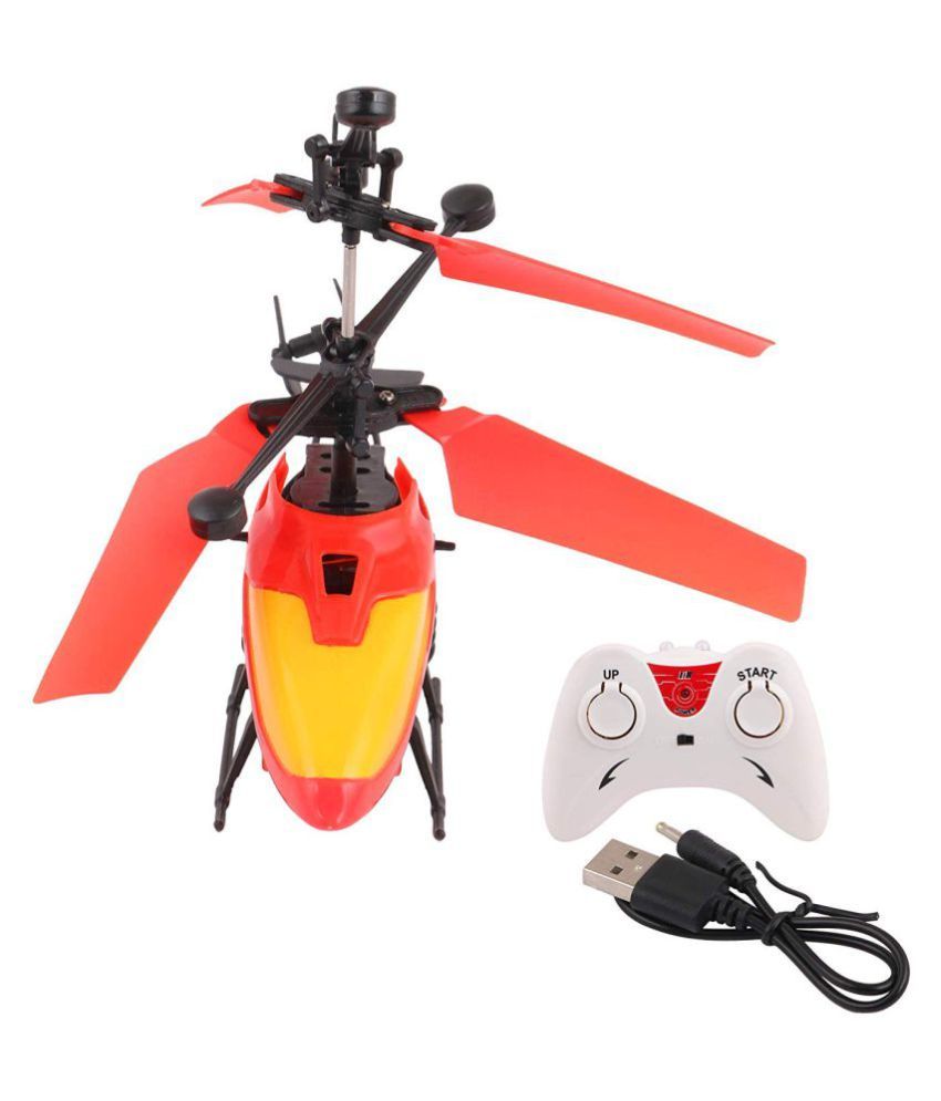 Skylare Induction Sensor Helicopter(With Remote)USB Charger Indoor Fly