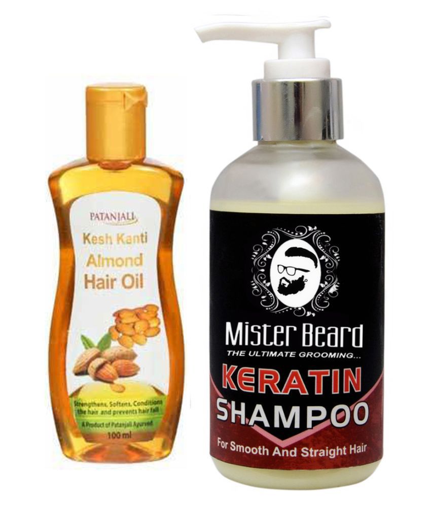 MISTER BEARD Keratin Shampoo Patanjali Kesh Kanti Almond Oil 120ML Shampoo  mL Pack of 2: Buy MISTER BEARD Keratin Shampoo Patanjali Kesh Kanti Almond  Oil 120ML Shampoo mL Pack of 2 at