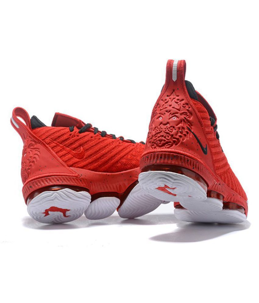 lebron 16 shoes red