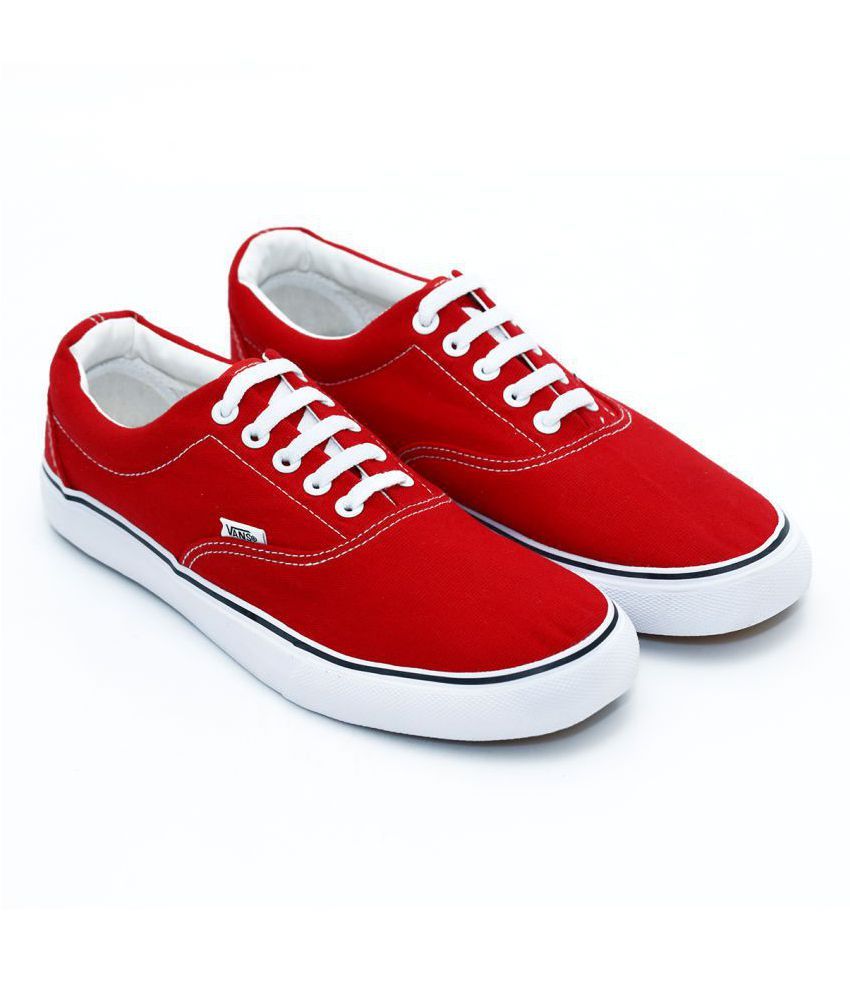 van red shoes