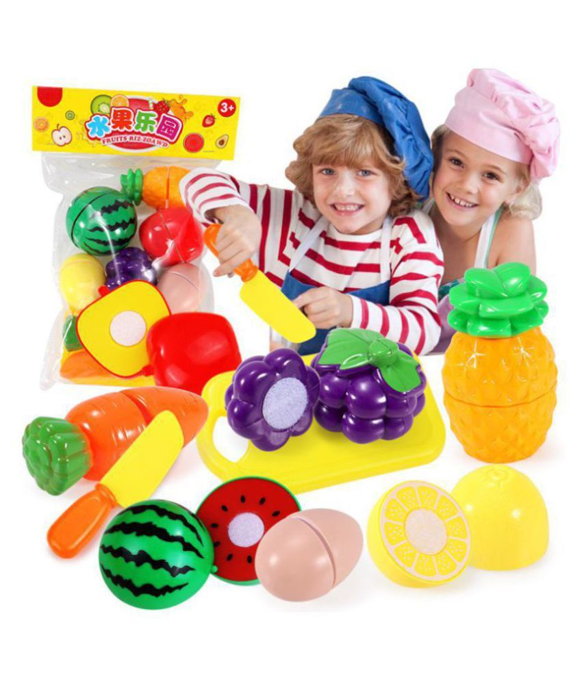 fruits cutting play toy set