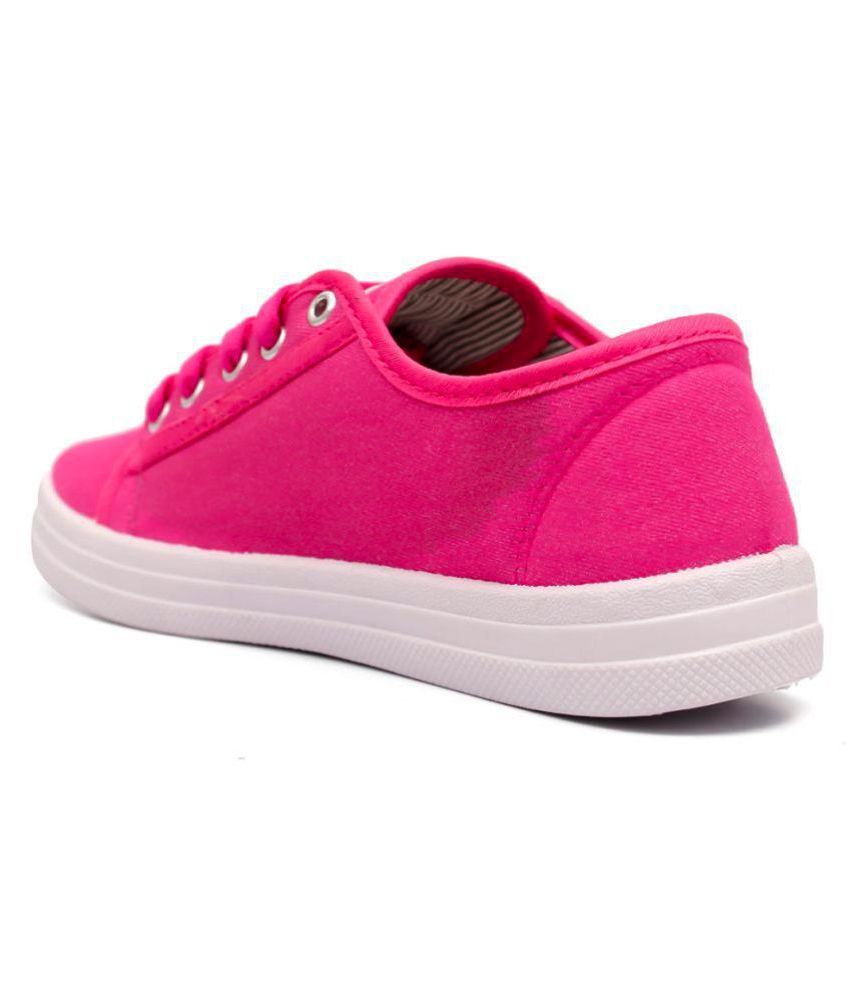 zappy pink casual shoes